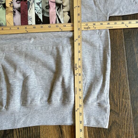 Taylor Swift The Eras Tour Hoodie Gray Graphic Sweatshirt Size Small - Picture 7 of 7